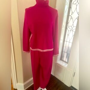 Vintage St John sweater set. M top L bottom